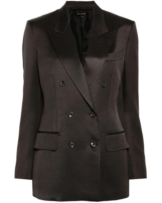 Blazer Doppiopetto di Tom Ford in Black