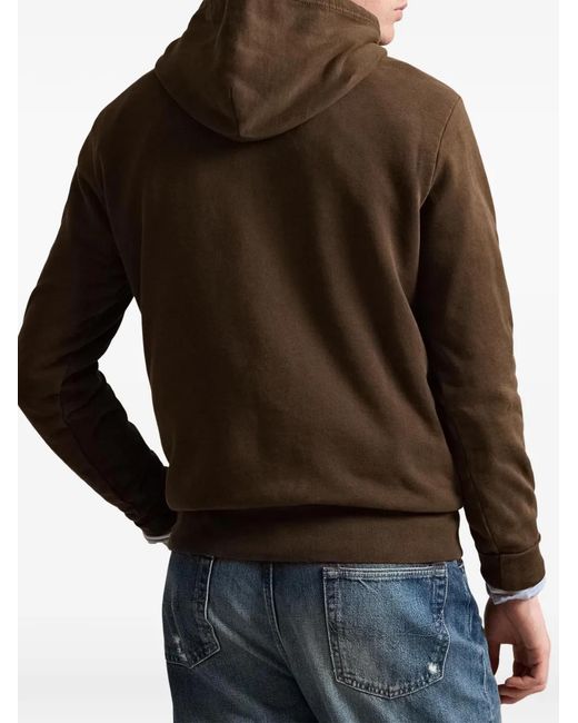 Polo Ralph Lauren Brown Long-Sleeve Hoodie for men
