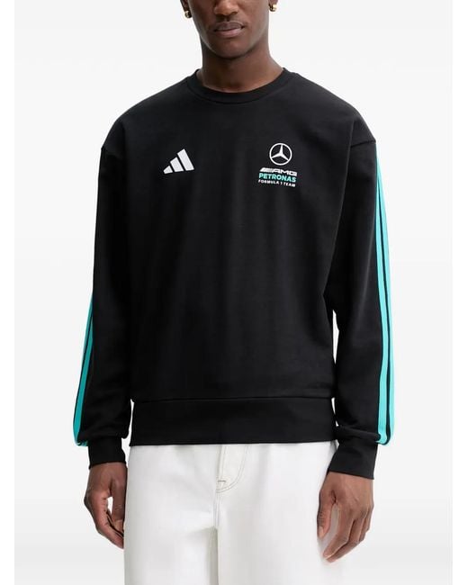 Adidas Black Mercedes-Amg Petronas Formula 1 Team Dna Sweatshirt for men