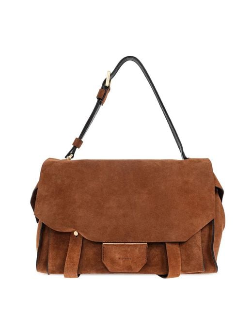 AllSaints Brown Ursa Shoulder Bag