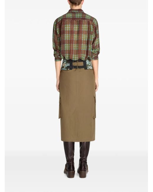 Dries Van Noten Multicolor Floral Belt