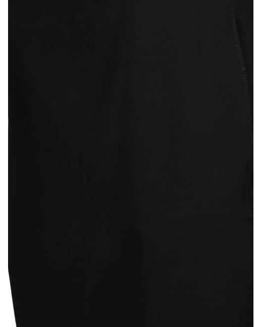 Saint Laurent Black Cassandre Zip-Fastening Pencil Skirt
