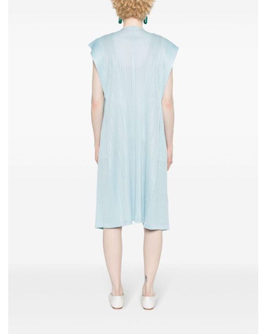 Pleats Please Issey Miyake Blue Monthly Colors March Vest