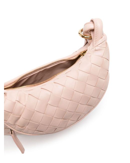 Petit sac porté épaule Gemeli Bottega Veneta en coloris Pink