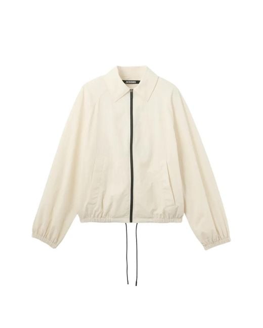Jacquemus White Le Coupe-Vent Jacket