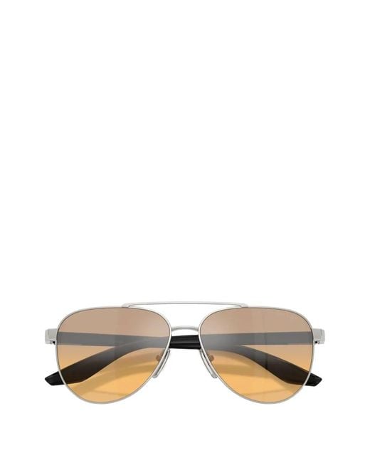Prada Linea Rossa White Pilot-Frame Sunglasses for men