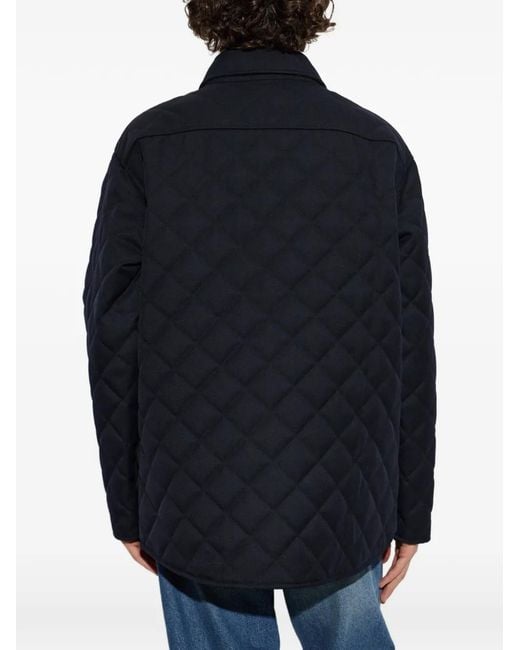 A.P.C. Blue Georges Quilted Jacket