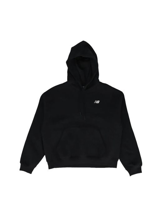 New Balance Black Kangaroo-Pocket Hoodie