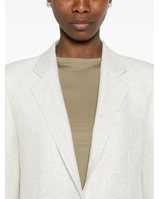 Tagliatore White Adrianne Button Jacket