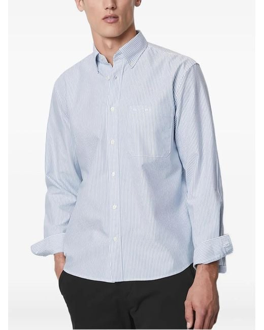 Marc O' Polo Blue Striped Button-Down Shirt for men