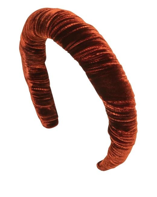 Jennifer Behr Brown Velvet Irene Headband