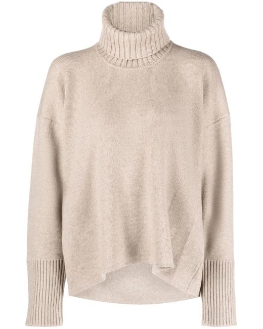 Proenza Schouler Natural Roll-Neck Wool-Blend Jumper
