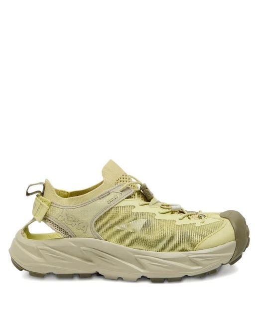 Hoka One One Green Hopara 2 Panelled Mesh Sneakers