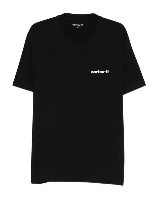 Carhartt Black S/S Archive Lines T-Shirt for men