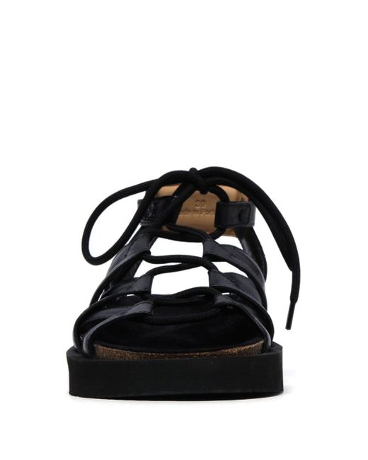 A.P.C. Black X Nrl Iliade Leather Sandals