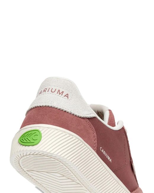 Baskets En Daim Et Cuir CARIUMA en coloris Red