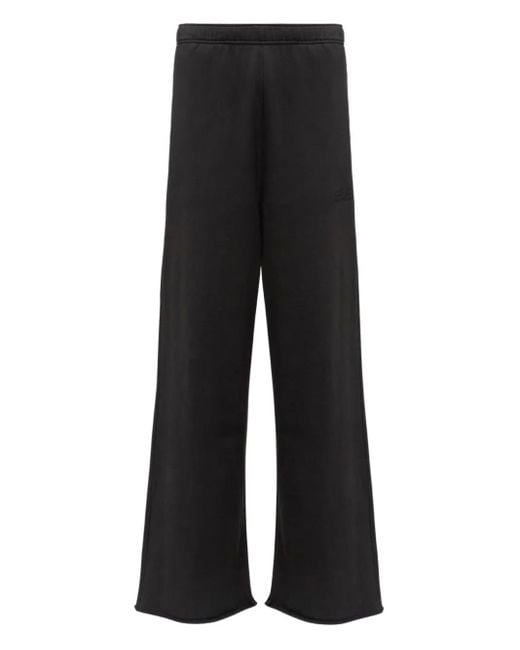 MM6 by Maison Margiela Black Cotton Track Pants for men