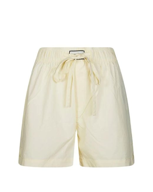 Entire studios White Drawstring-Waist Shorts