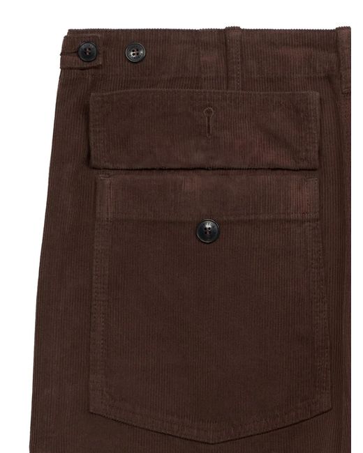 Fortela Brown Pantalon À Poches Plaquées for men