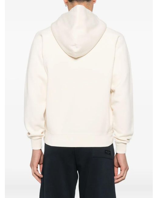 Tom Ford White Zip-Up Hoodie for men