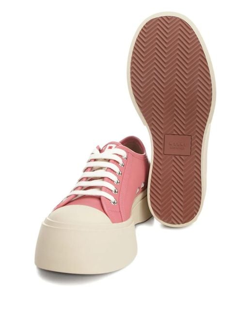 Marni Pink Plateau-Sneakers