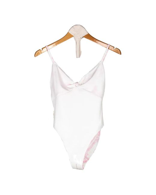 LoveShackFancy White Zyra Swimsuit