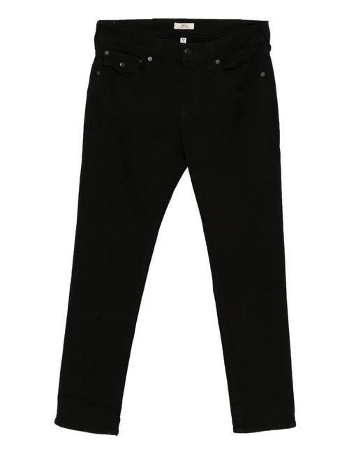 True Religion Black Rocco Slim-Cut Jeans for men