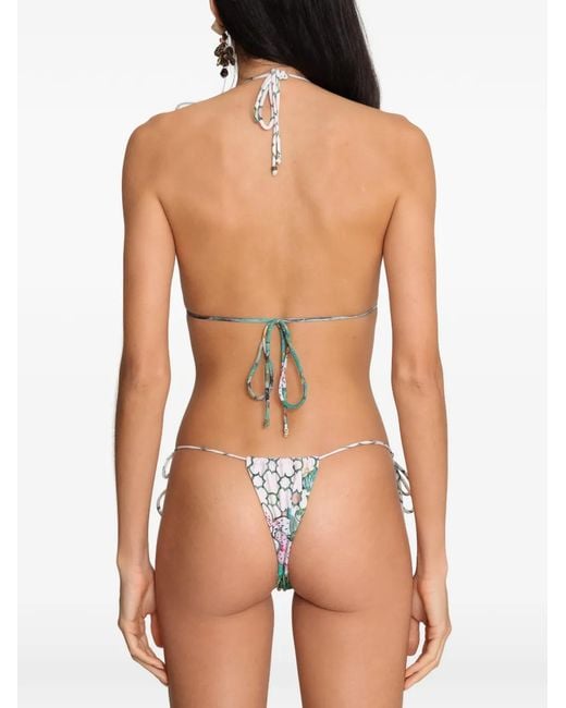 Bikini Triangular Amir Slama de color White