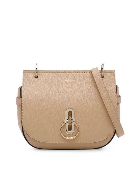 Mulberry Natural Small Amberley Leather Satchel Bag