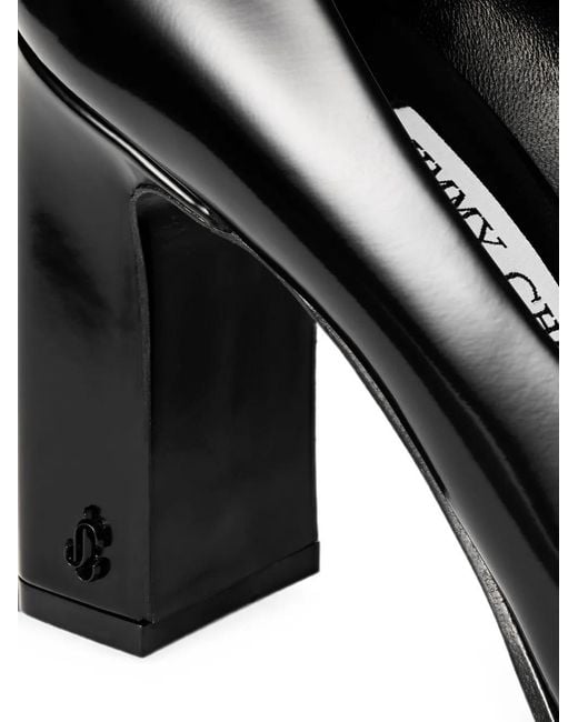 Jimmy Choo Black Eyla 85 Pumps