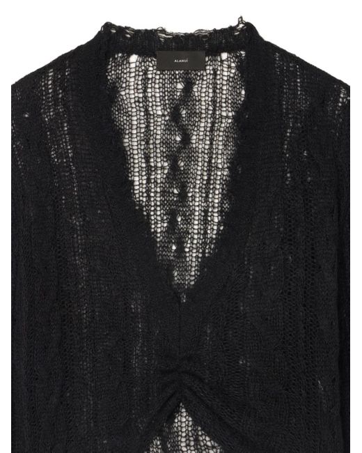 Maglione Con Scollo A V di Alanui in Black