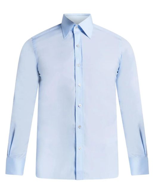 Tom Ford Blue Slim Fit Shirt Clothing for men