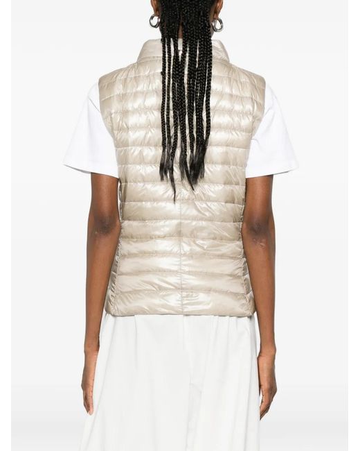 Herno White 'Vera' Padded Vest