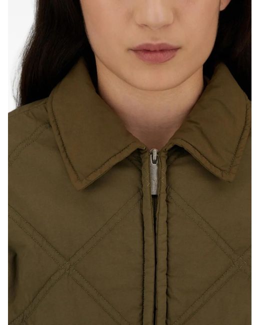 Laminar Green Quilted Padded Jacket