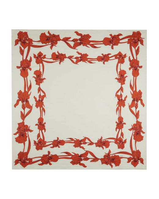 LaDoubleJ Red Graphic-Print Pareo