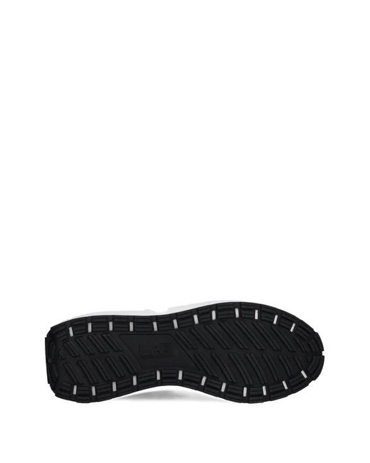 Sneakers Con Logo E Lacci di EA7 in Black