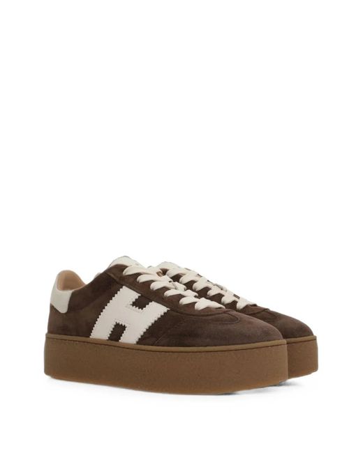 Hogan Brown Sneakers Cool
