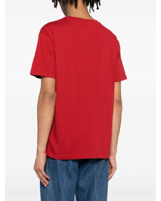 Valentino Garavani T-Shirt mit Slogan-Print in Red für Herren