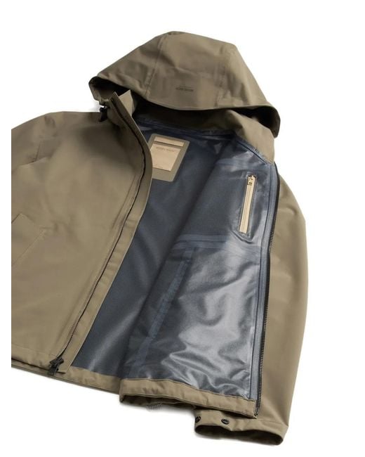 Woolrich Natural Pacific Two-Layered Hooded Jacket for men