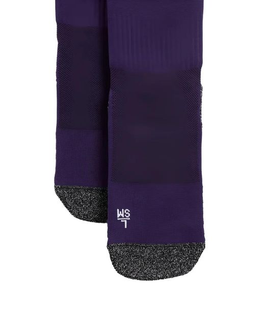 Y-3 Purple Logo-Embellishment Socks
