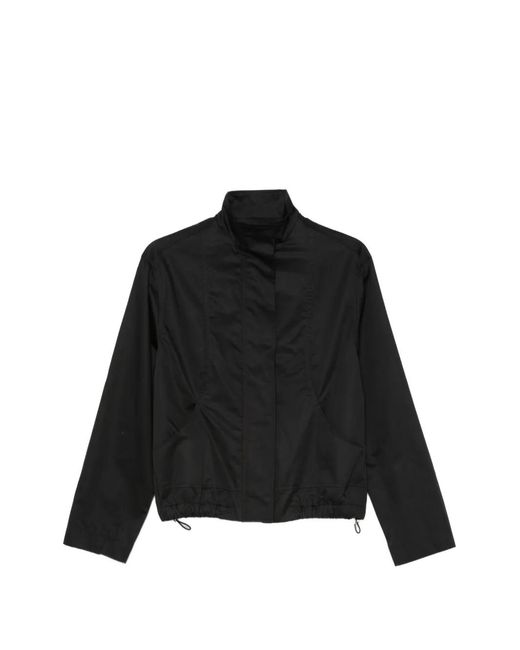 EB DENIM Black Bronson Zip-Fastening Jacket