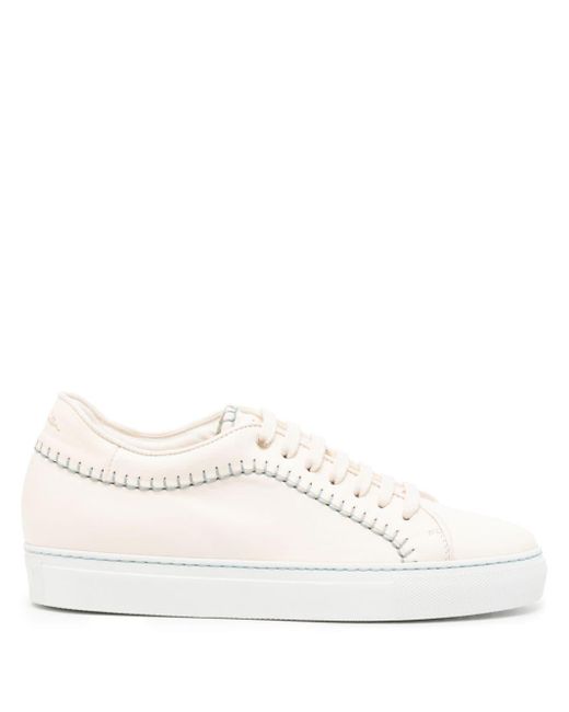 Paul Smith White Basso Leather Sneakers