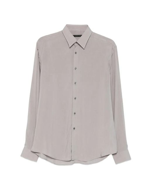 Low Brand Gray Buttoned Shirt for men