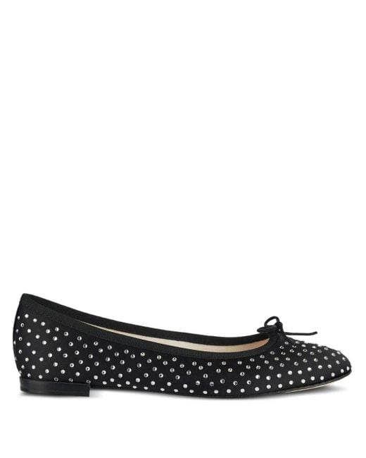 Ballerine High Cendrillon Con Decorazione di Repetto in Black