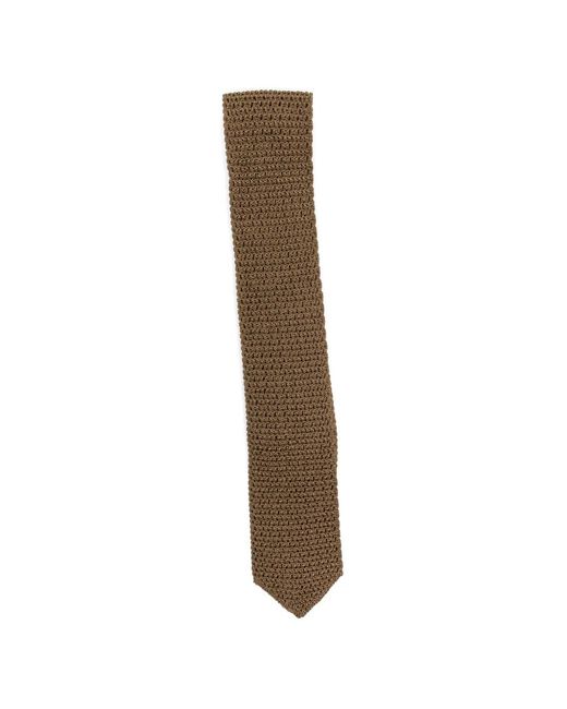 Tom Ford Natural Knitted Silk Tie for men