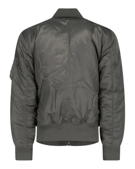 Alpha Industries Gray Ma-1 (Heritage) Bomber Jacket for men