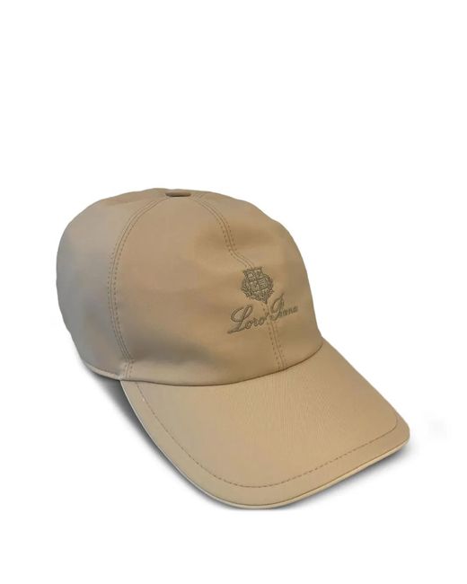 Loro Piana Natural Logo-Embroidered Cap for men