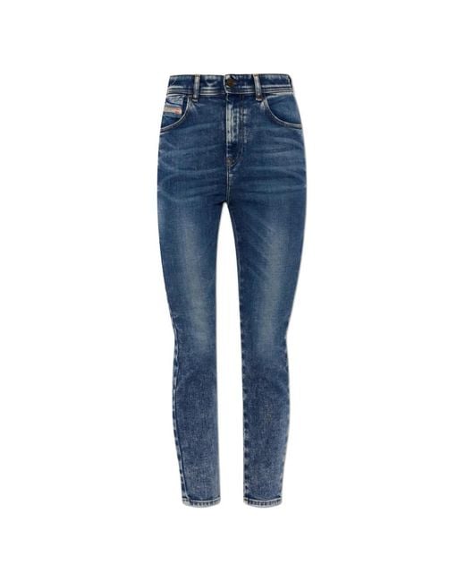 DIESEL Blue 1984 Slandy-High Jeans