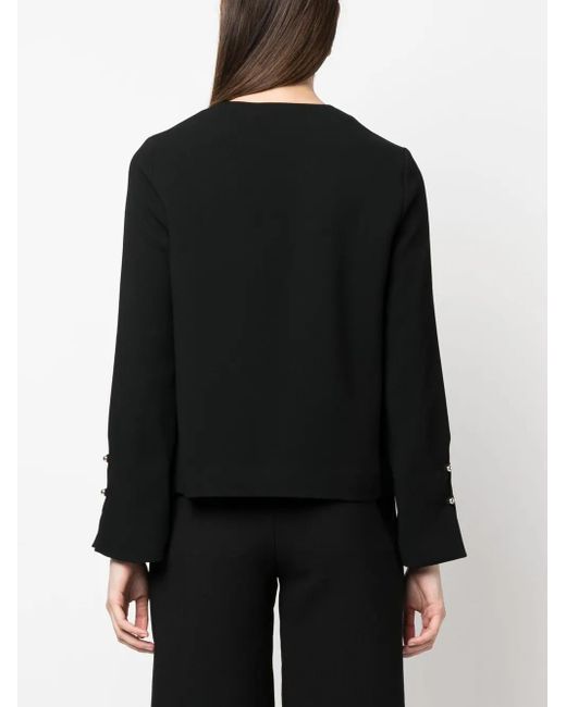 Jonathan Simkhai Blouse Van Crêpe in het Black