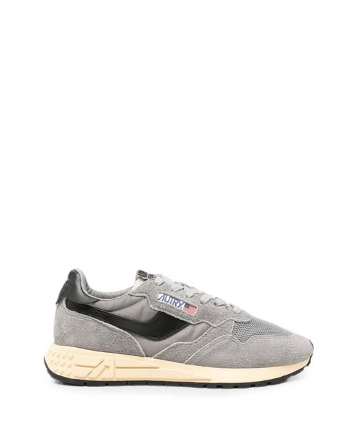 Autry White Reelwind Low Suede/Net for men